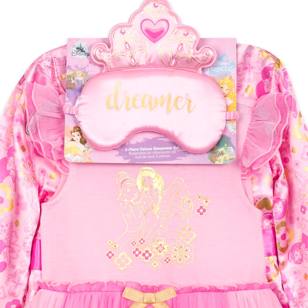 Disney Princess Deluxe Sleepwear Set for Girls