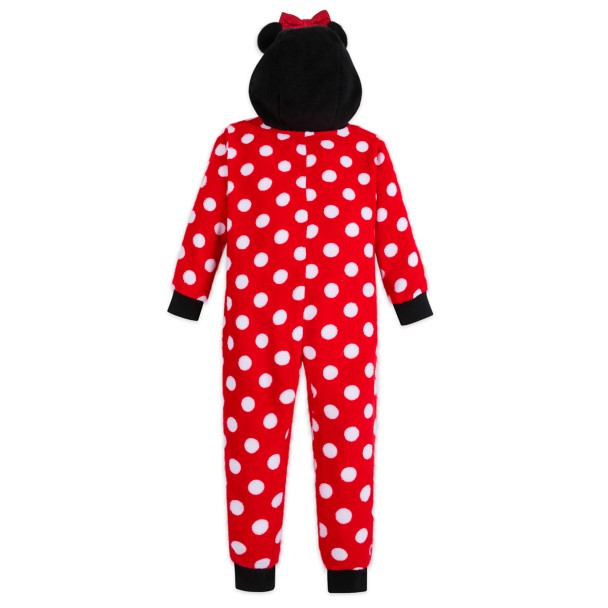 Minnie Mouse Fleece Bodysuit Pajamas for Kids