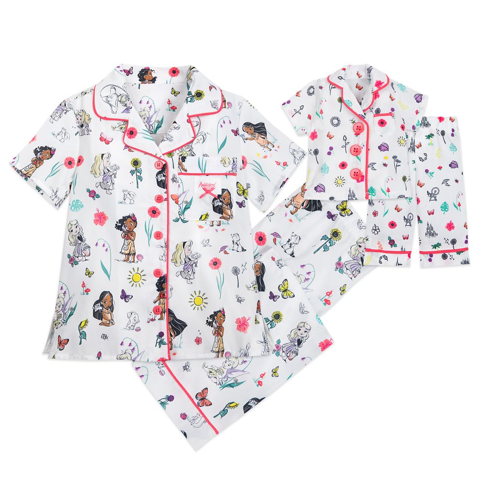 Disney Animators' Collection Matching Pajama Set for Kids and Doll