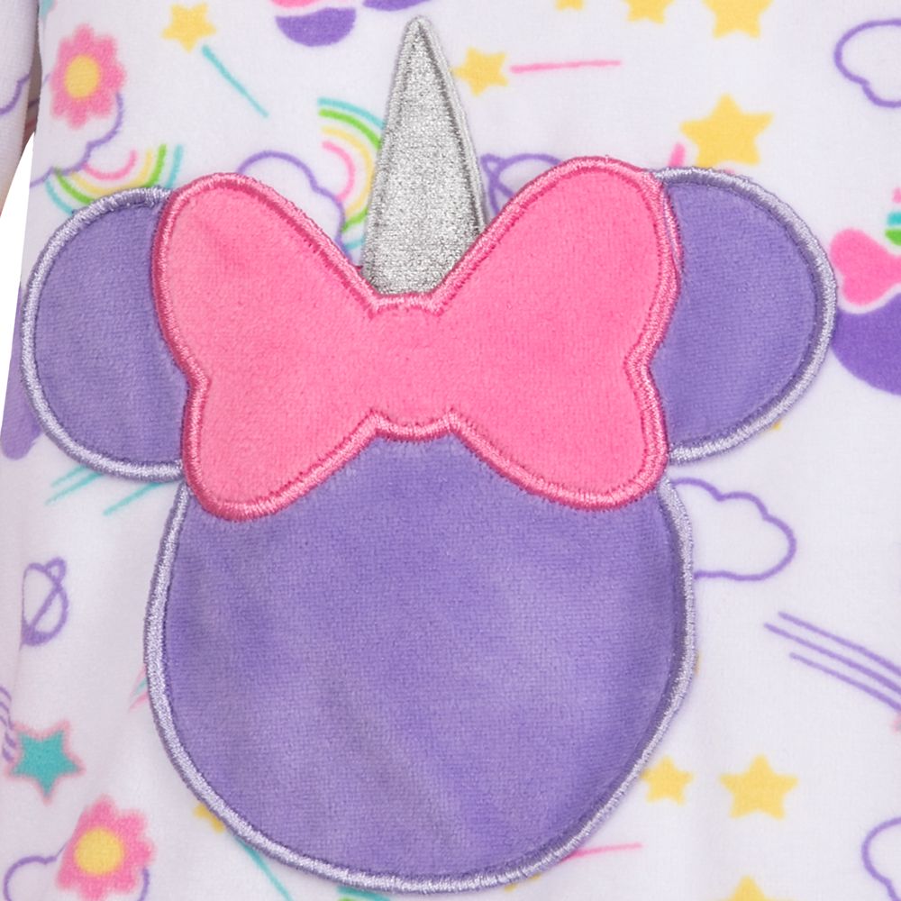 Minnie Mouse Unicorn Bodysuit Pajamas for Girls