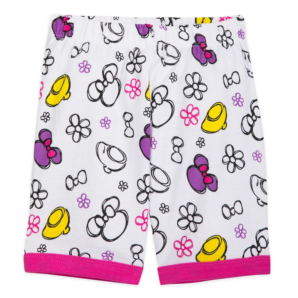 Minnie Mouse Colorable Pajama and Marker Set for Girls