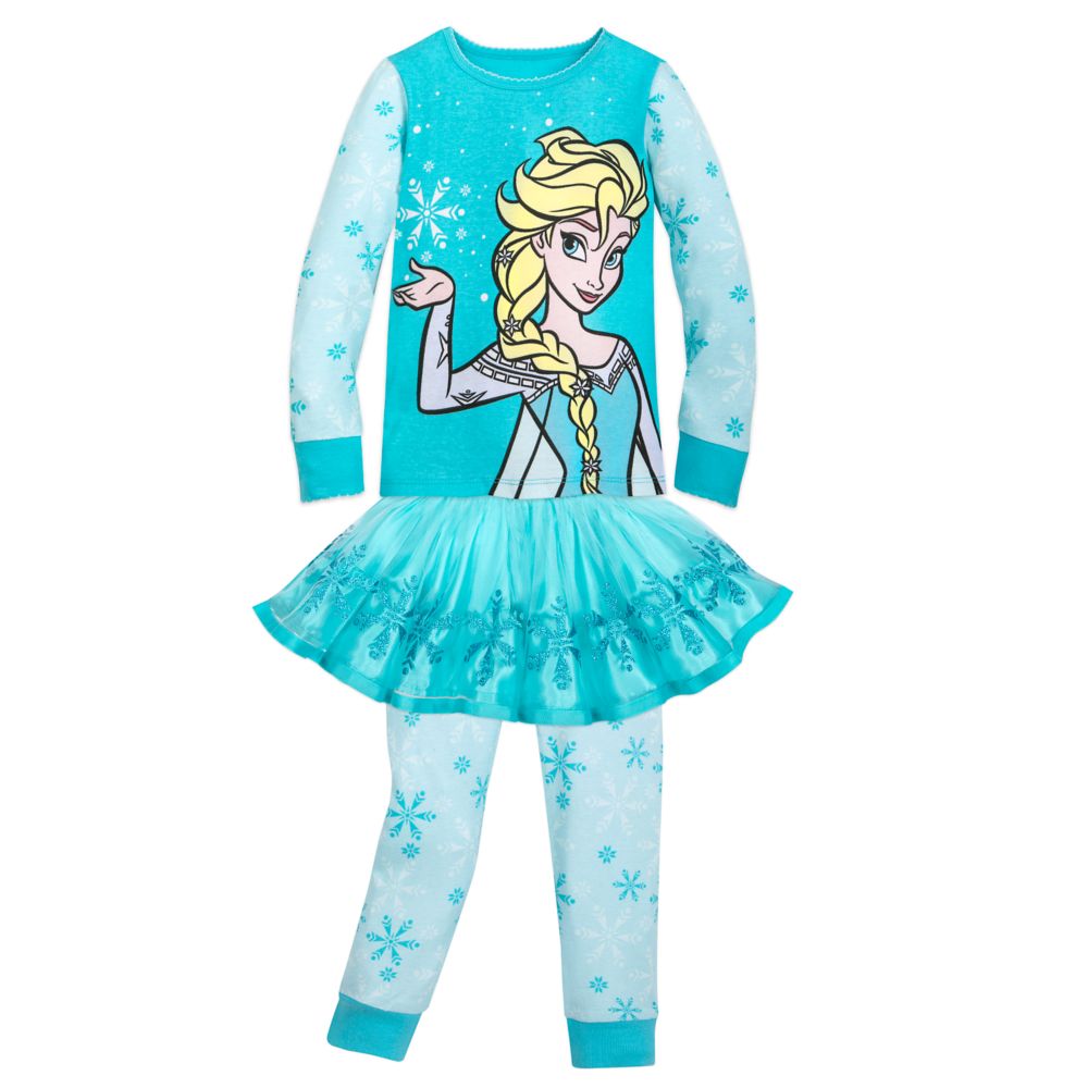 Elsa PJ PALS and Tutu Set for Girls – Frozen