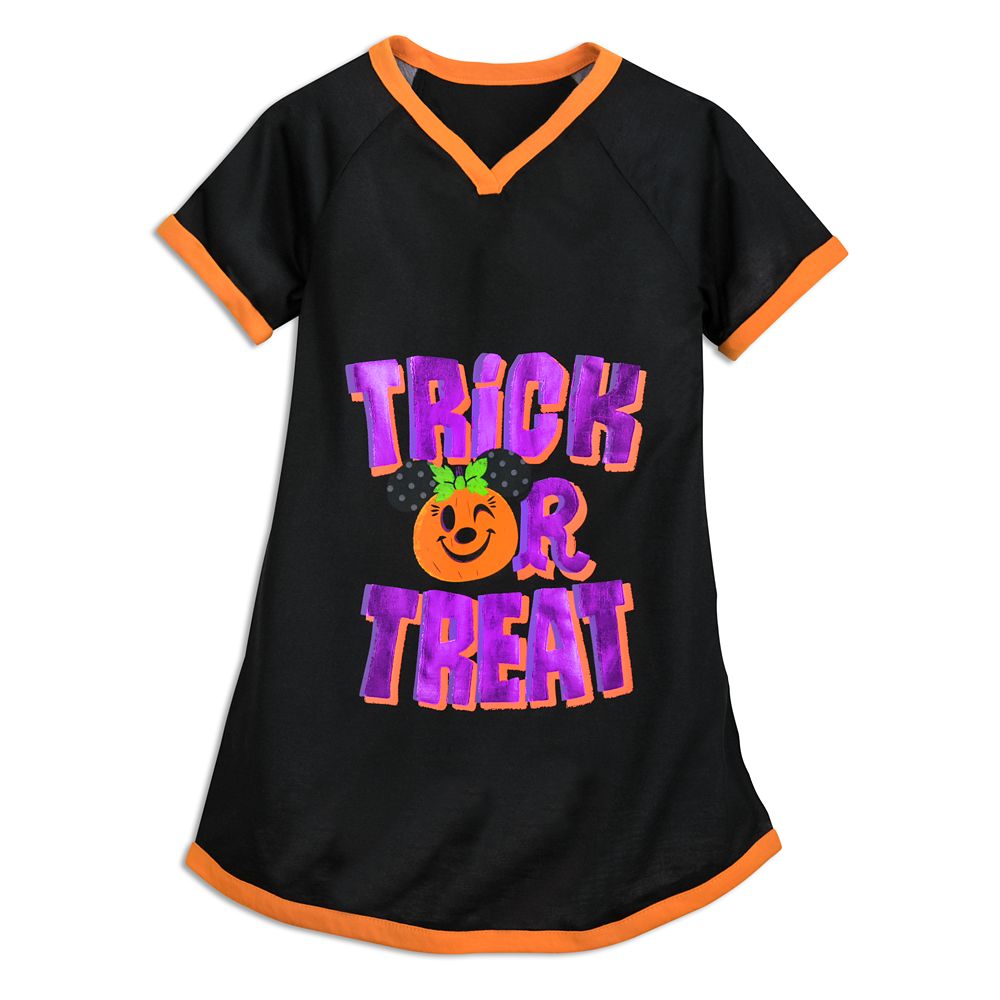 Minnie Mouse Pumpkin Halloween Nightshirt for Girls