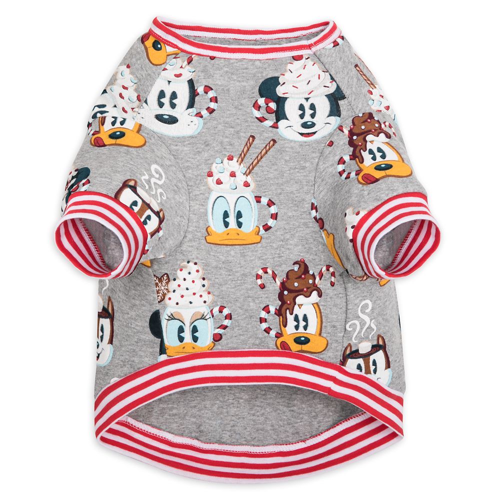 Mickey Mouse and Friends Holiday Pajama Top for Pets
