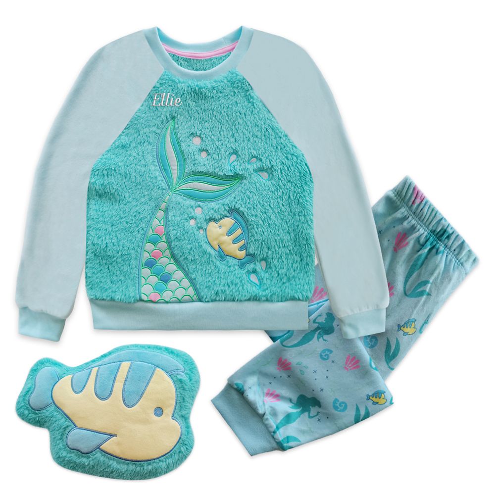 The Little Mermaid Pajama and Pillow Set for Girls – Personalizable is now available online