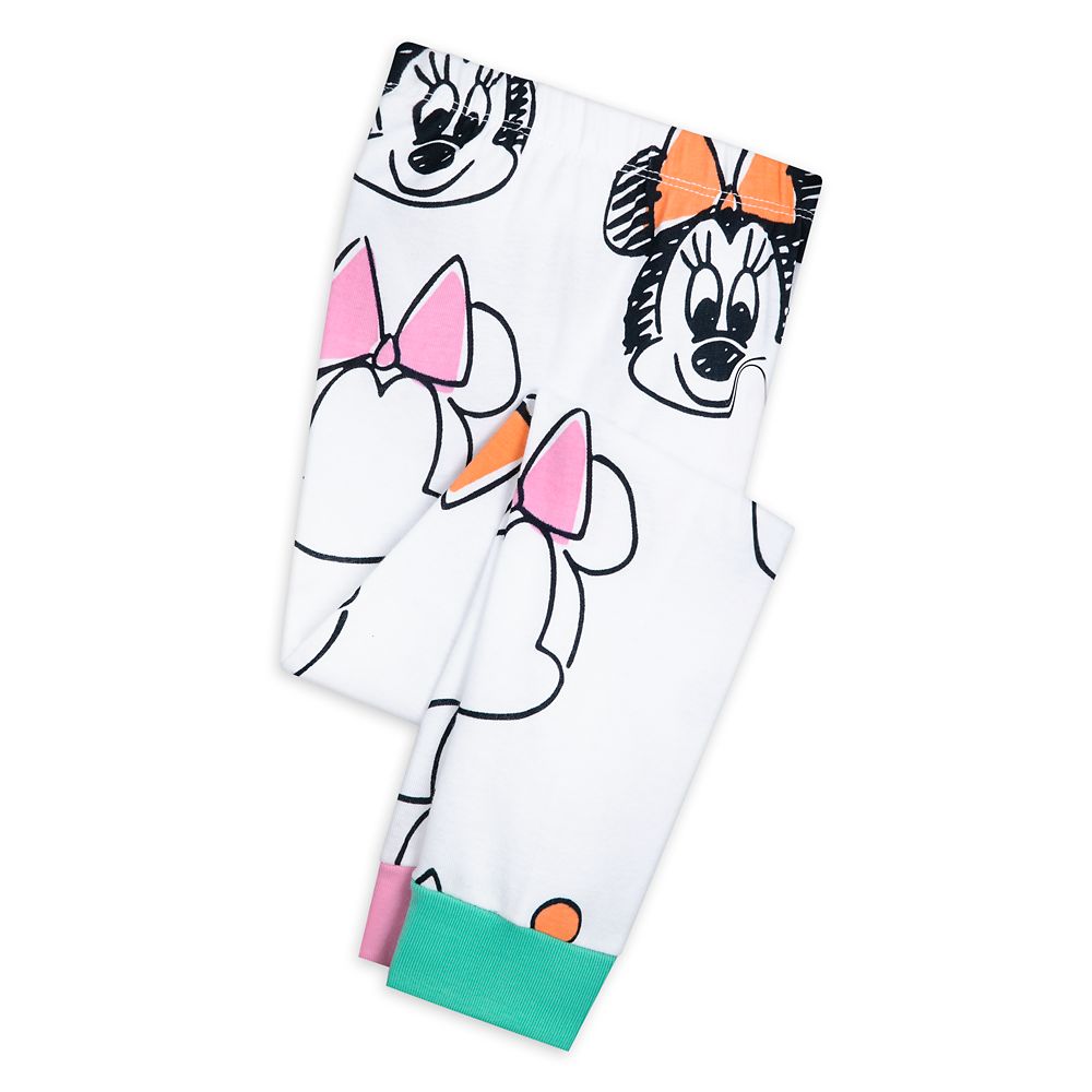 Minnie Mouse Colorable Pajama, Pillowcase, and Marker Set for Kids