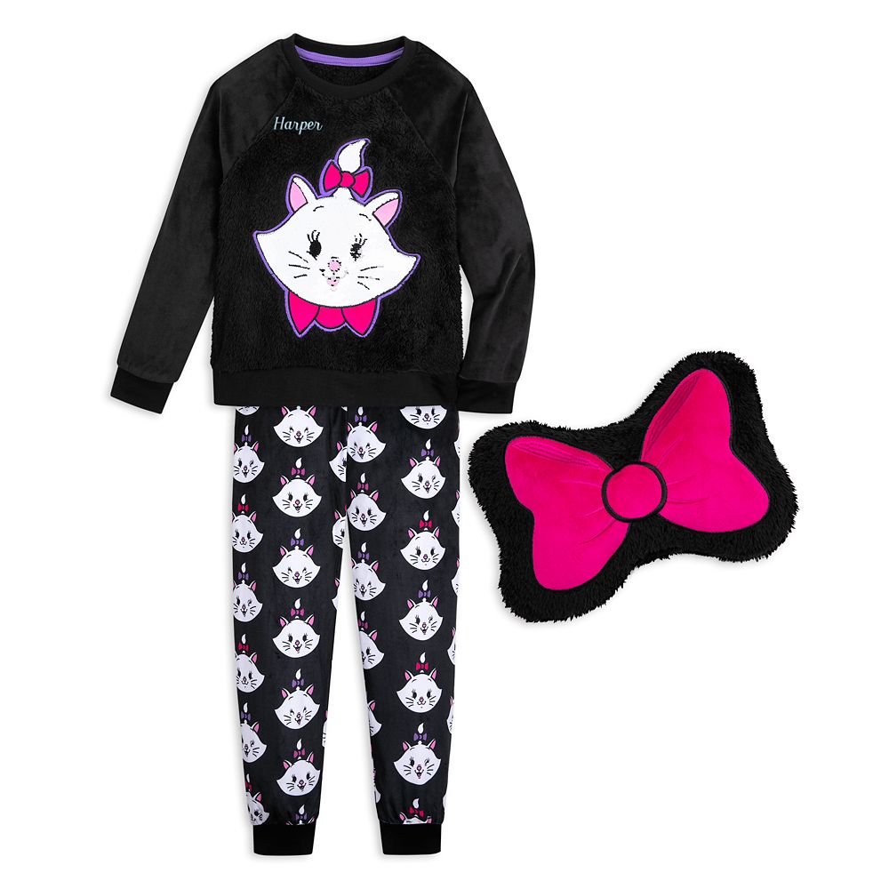 Marie Pajama and Pillow Set for Girls – The Aristocats – Personalizable