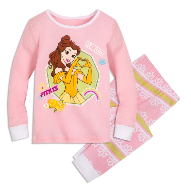 Belle PJ PALS Short Set for Girls – Beauty and the Beast