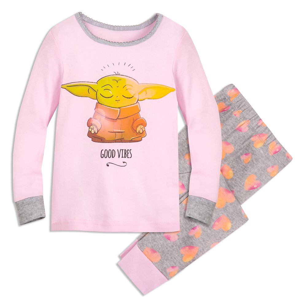 NWT Girl's Baby Yoda Pajamas Pants Mandalorian Star Wars XS S M L 4 5 6 8 10 12 