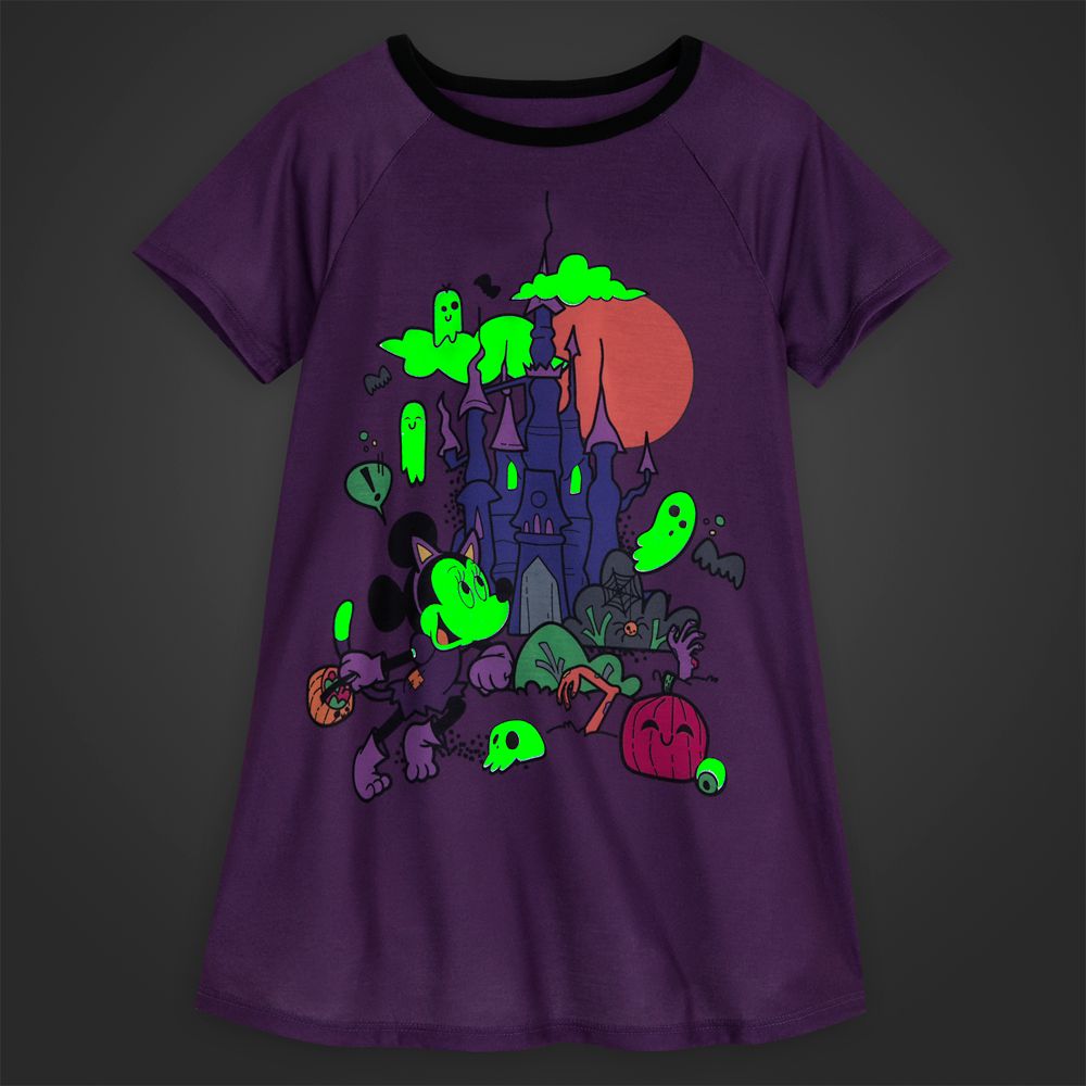 Minnie Mouse Halloween Glow-in-the-Dark Nightshirt for Girls