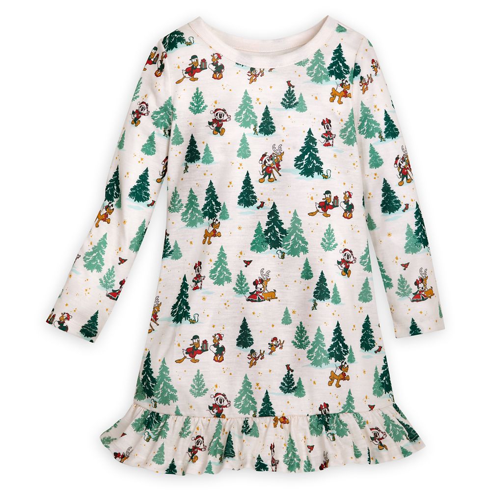 Mickey Mouse and Friends Holiday Nightshirt for Girls is now available online