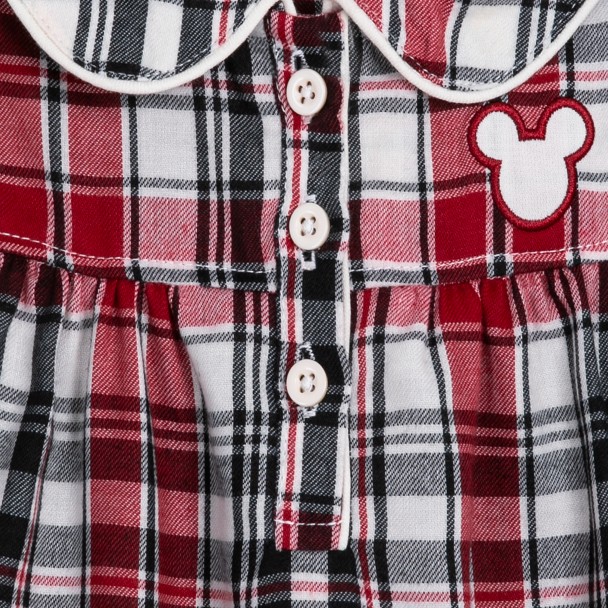 Mickey Mouse Holiday Plaid Flannel Nightshirt for Kids