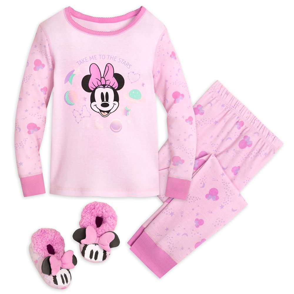 Minnie Mouse PJ and Slipper Sock Set for Kids