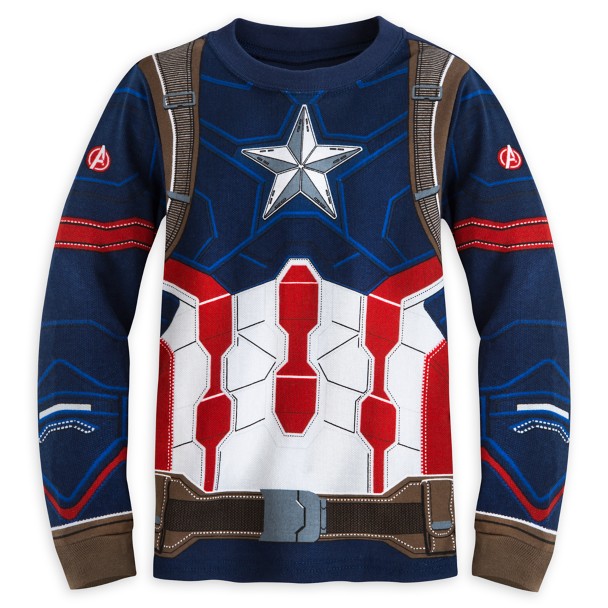 Captain America Costume PJ PALS for Boys – Captain America: Civil War