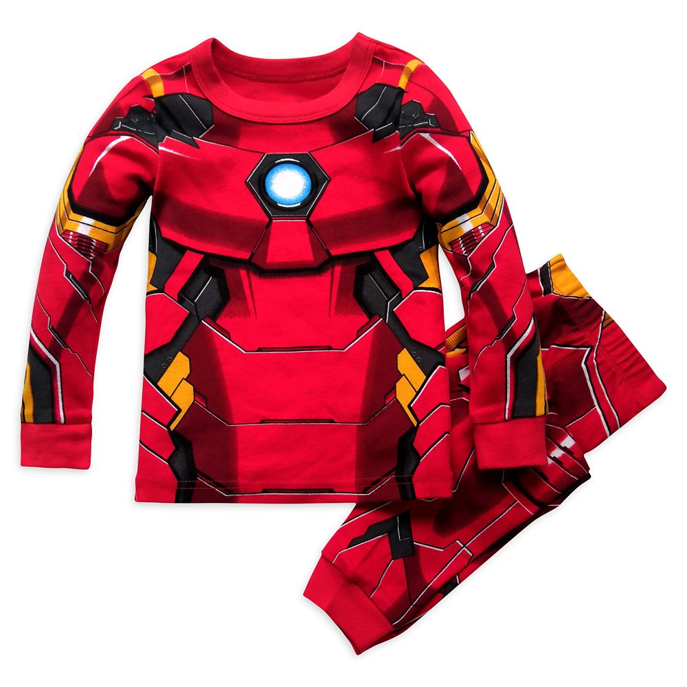 Pyjamas Iron Man Marvel Avengers Superhero Hooded Sleepsuit 