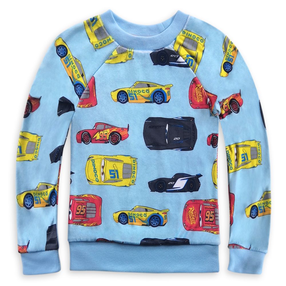 Cars Velour Pajama Set for Boys