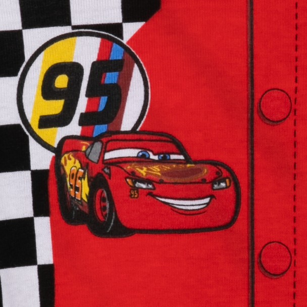 Disney Lightning McQueen Cars Baby Boys Shirt and Pant 2 Piece Outfit Set