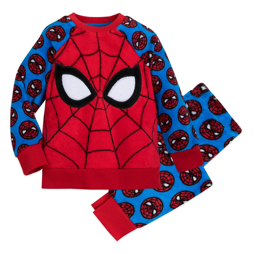Official Boys Disney Character Pyjama Sets Spiderman Hulk Mickey Mouse PJ Masks 