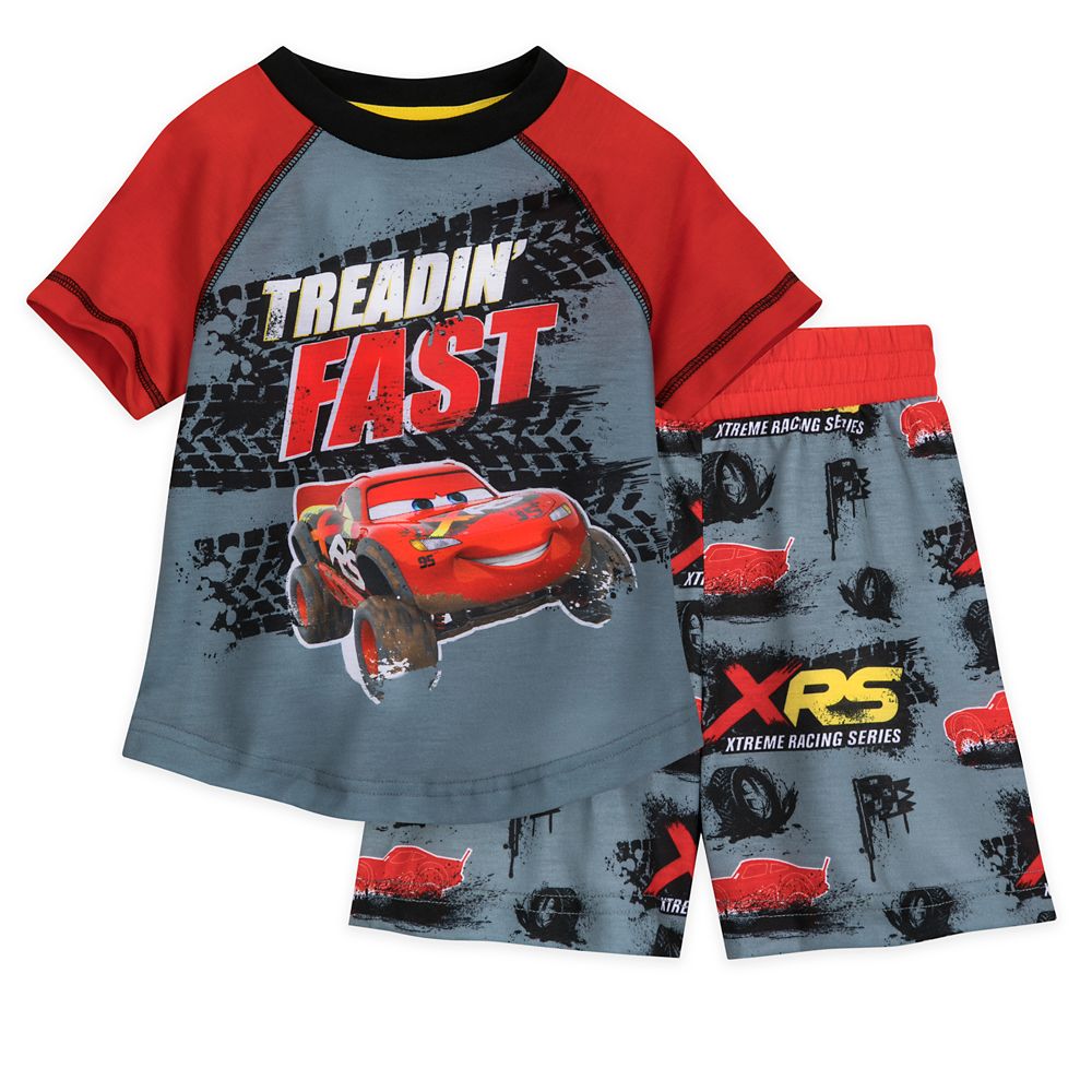 Lightning McQueen Short Sleep Set for Boys