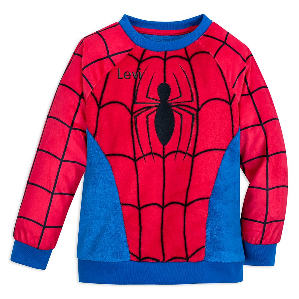 Spider-Man Pajama and Pillow Set for Boys – Personalizable