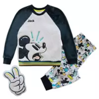 Mickey Mouse Pajama and Pillow Set for Boys (Personalizable)