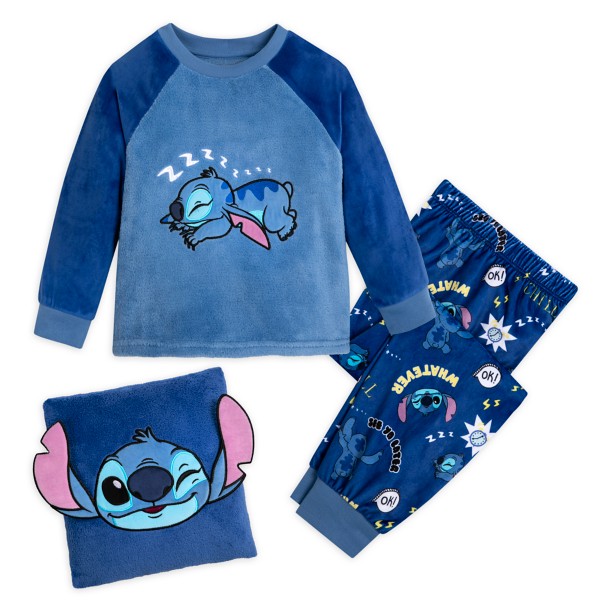 Stitch Pajamas and Pillow Set for Kids