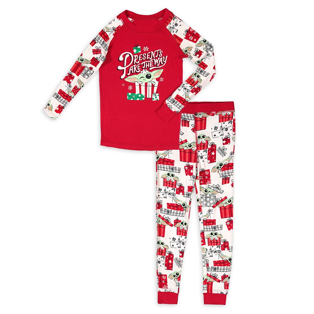 Grogu Holiday Pajama Set for Kids by Munki Munki – Star Wars: The Mandalorian