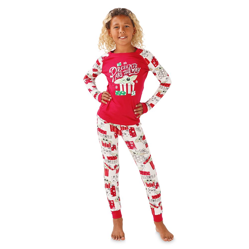 Grogu Holiday Pajama Set for Kids by Munki Munki – Star Wars: The Mandalorian