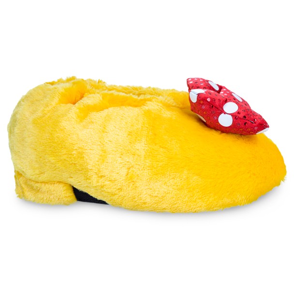 Minnie Mouse Plush Slippers for Adults