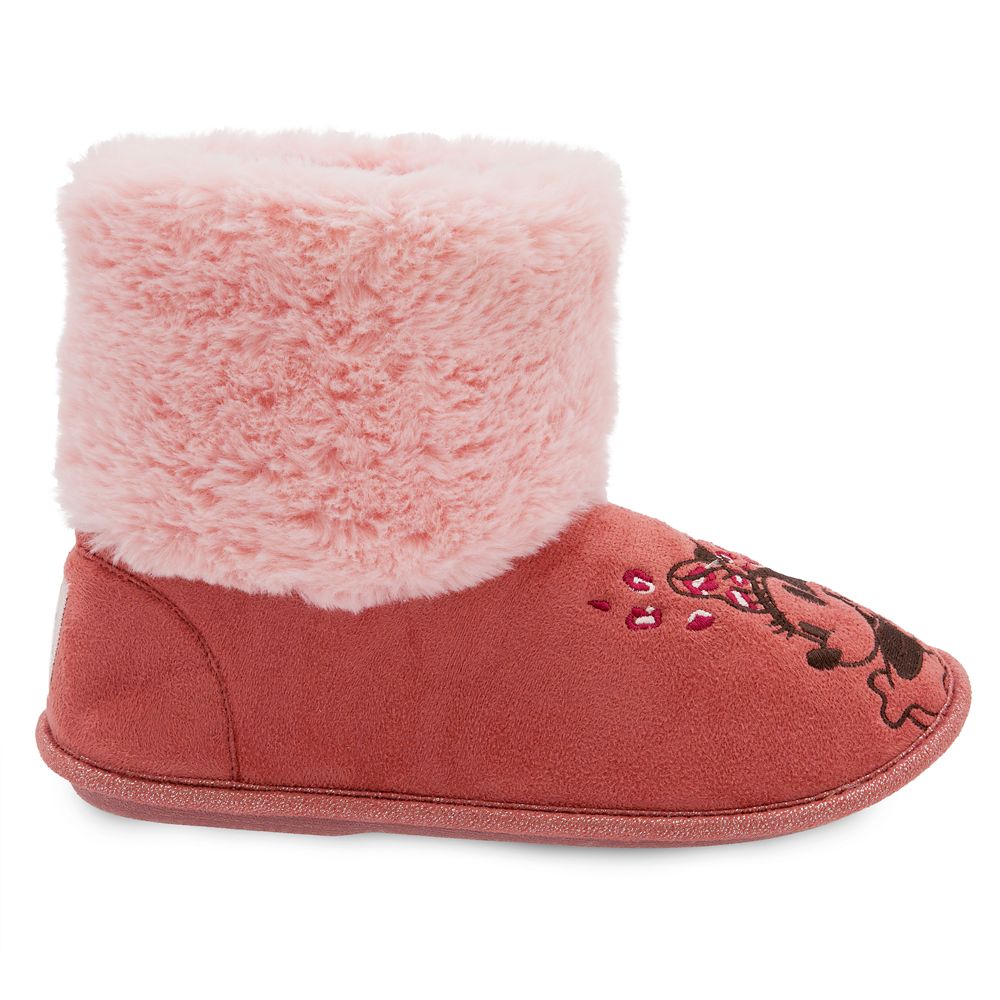 Minnie Mouse Boot Slippers for Adults