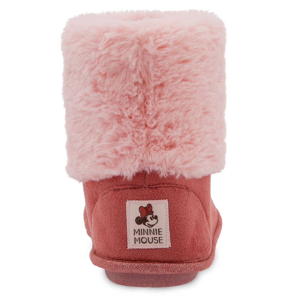 Minnie Mouse Boot Slippers for Adults