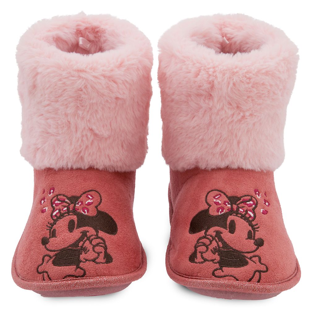 Minnie Mouse Boot Slippers for Adults