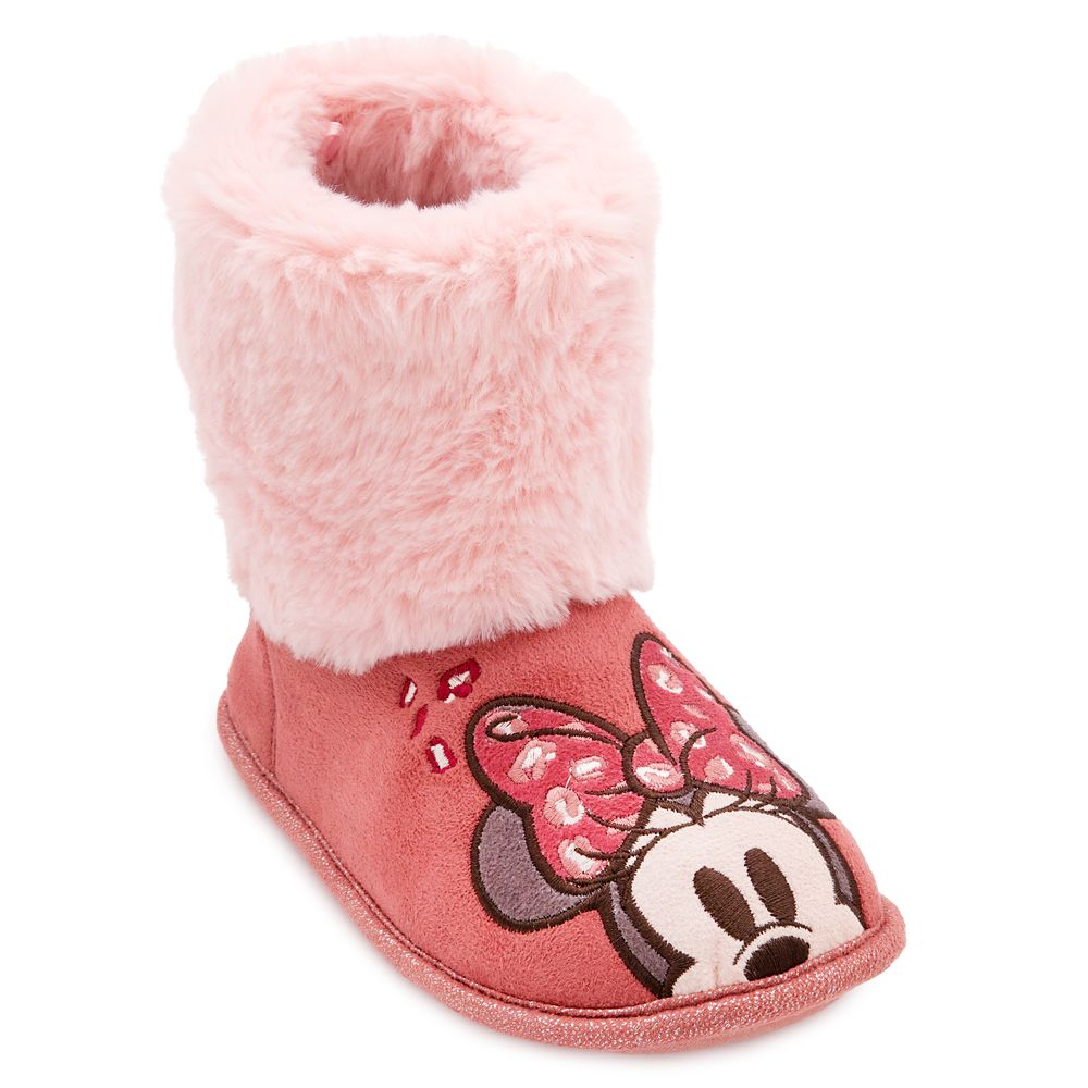 Minnie Mouse Boot Slippers for Kids