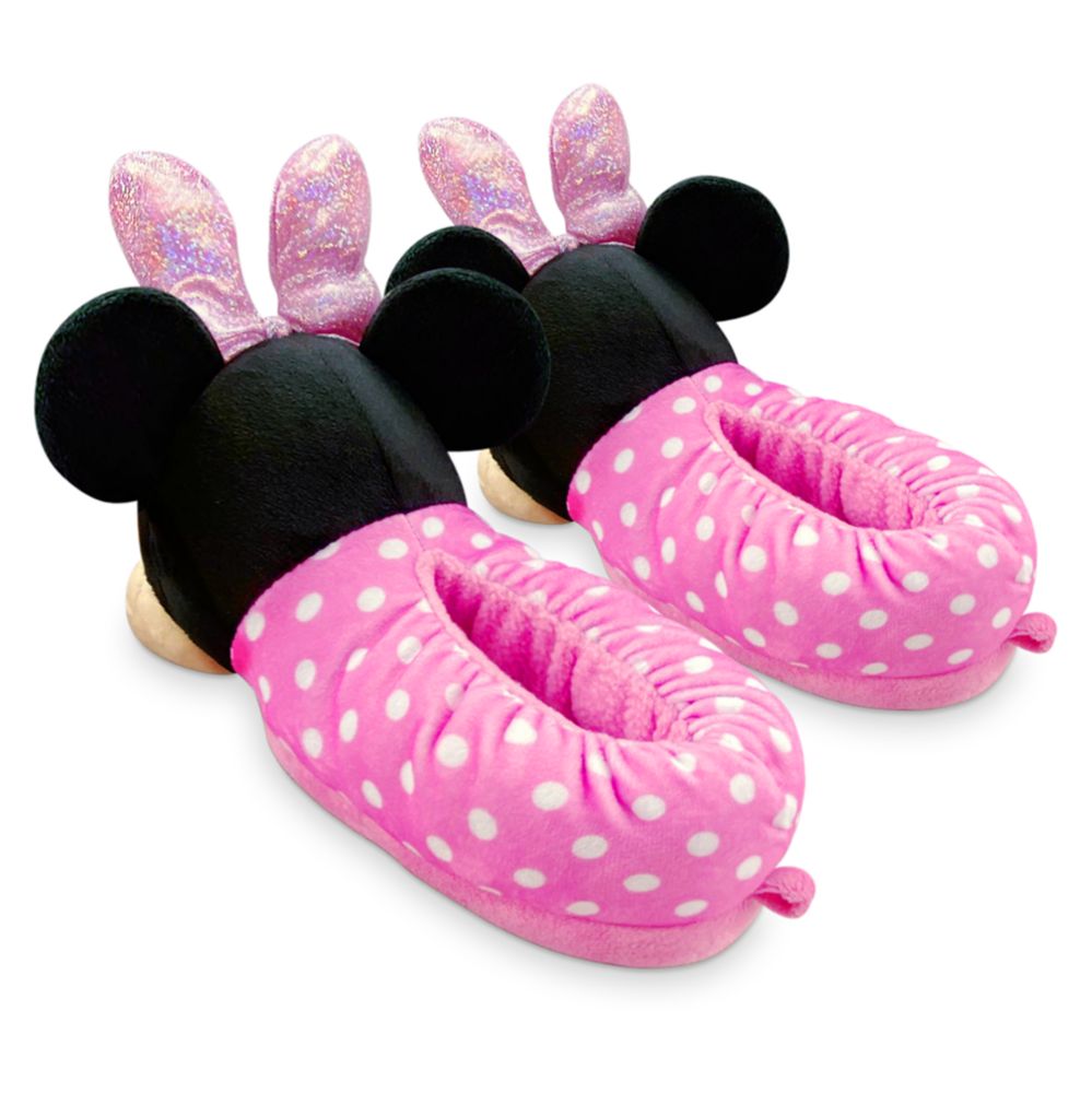 Minnie Mouse Slippers for Kids | shopDisney