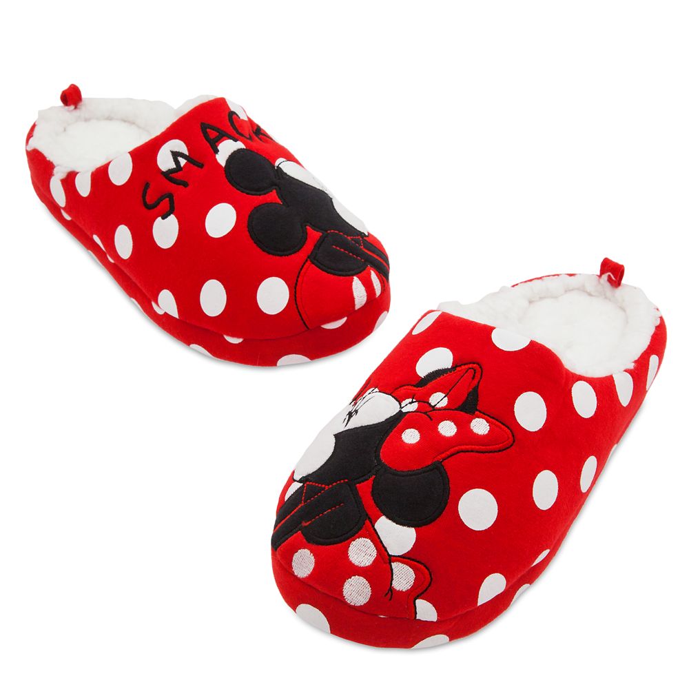 Mickey and Minnie Mouse Slippers for Women