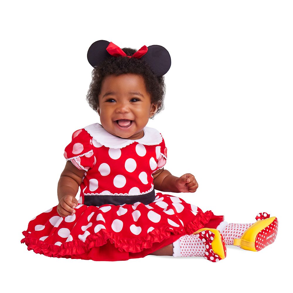 Disney Minnie Mouse Costume Bodysuit for Baby ? Red