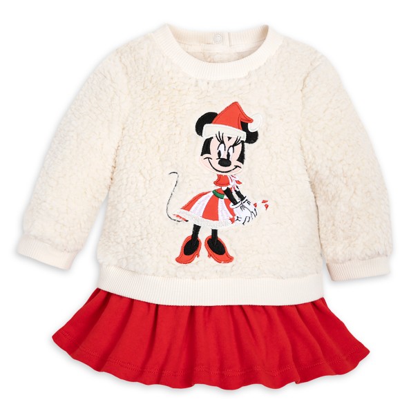 Minnie Mouse Holiday Dress Set for Baby