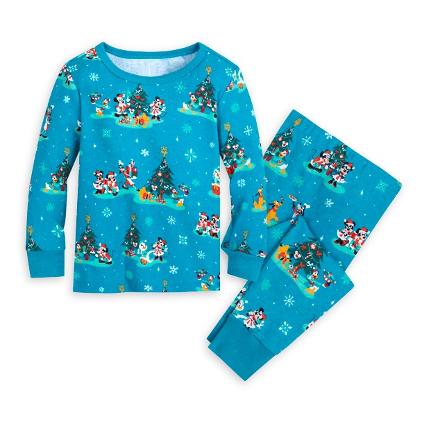 Mickey Mouse and Friends Holiday Family Matching Sleep Set for Baby – Knit