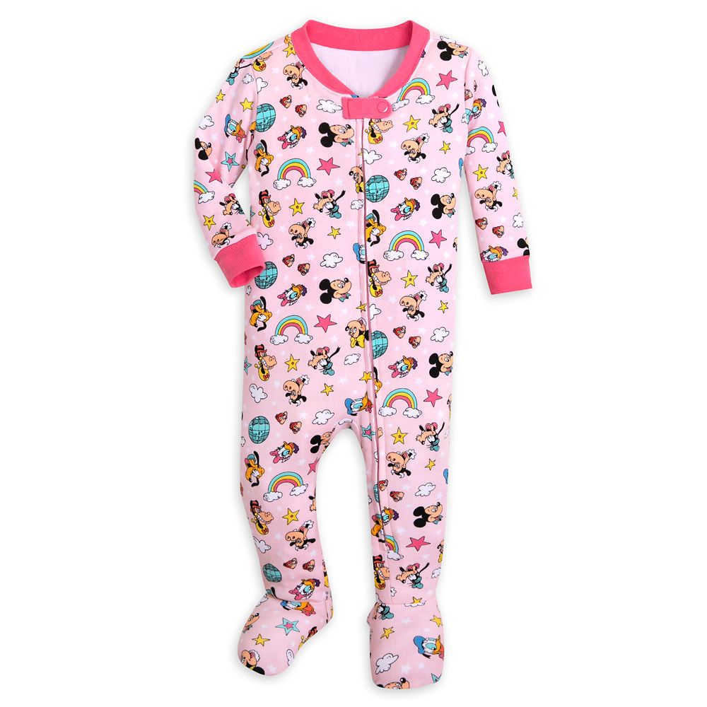 Minnie Mouse and Friends Footed Stretchie Sleeper for Baby – Pink is here now