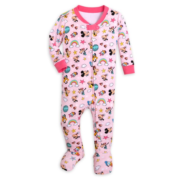 Minnie Mouse and Friends Footed Stretchie Sleeper for Baby – Pink