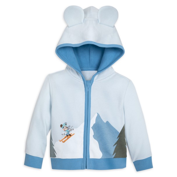 Mickey Mouse and Goofy Holiday Homestead Zip Hoodie for Baby | Disney Store