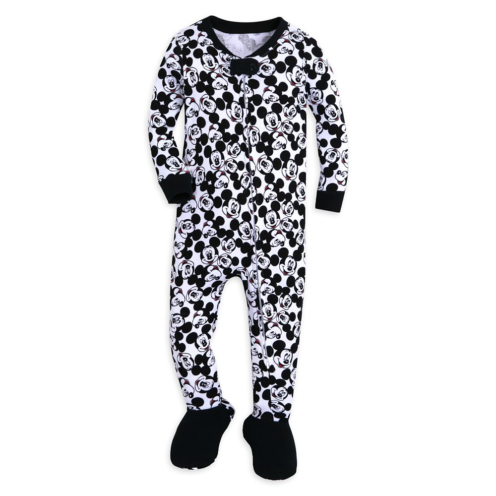 Mickey Mouse Long Sleeve Stretchie Sleeper for Baby