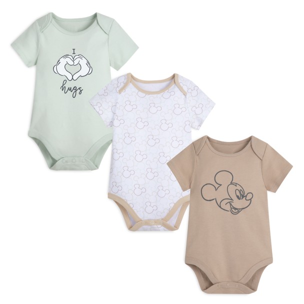 Mickey Mouse Short Sleeve Bodysuit Set for Baby