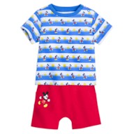 Mickey Mouse Summer T-Shirt and Shorts Set for Baby