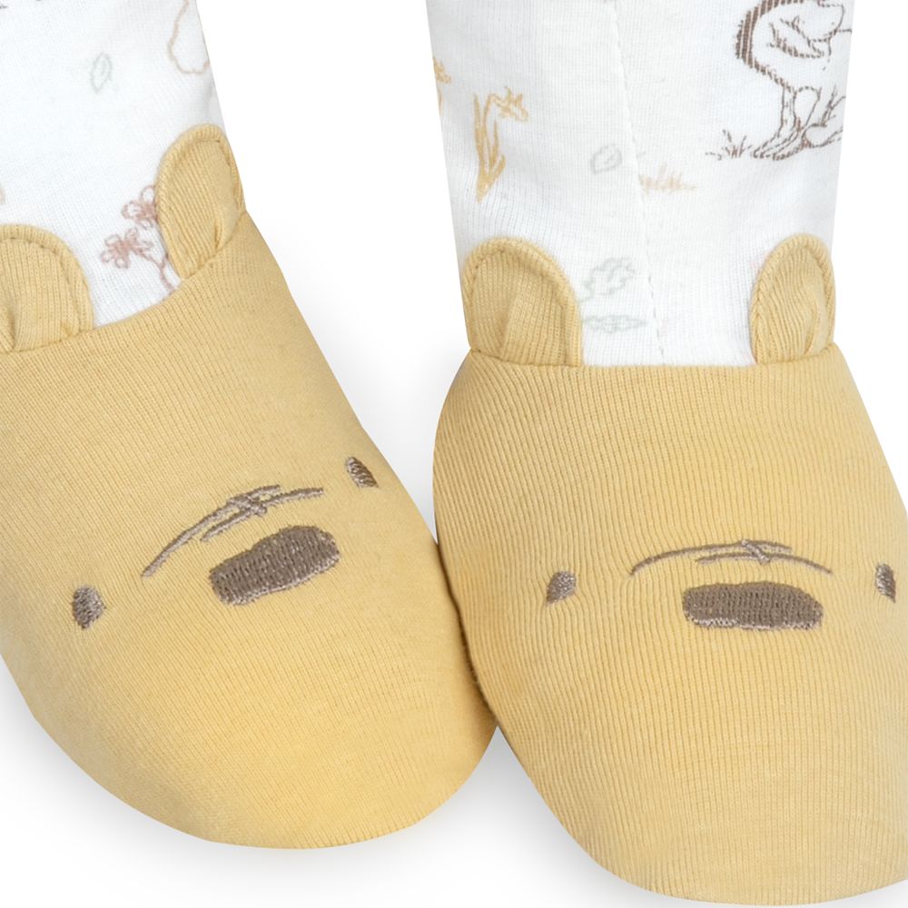 Winnie the Pooh Long Sleeve Stretchie Sleeper for Baby