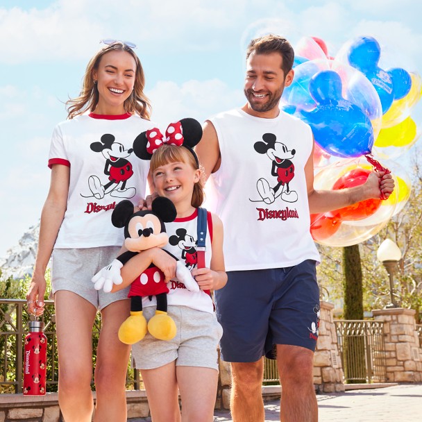 Mickey Mouse Standing Family Matching Shorts for Girls – Disneyland – Gray