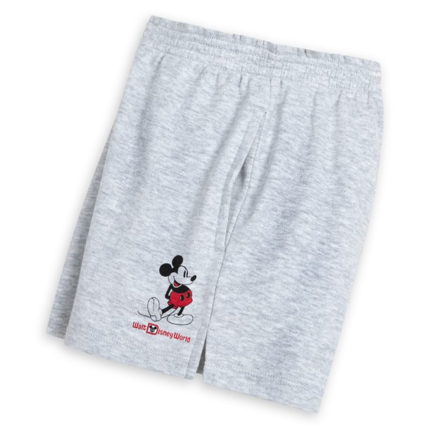 Mickey Mouse Standing Family Matching Shorts for Girls – Walt Disney World – Gray