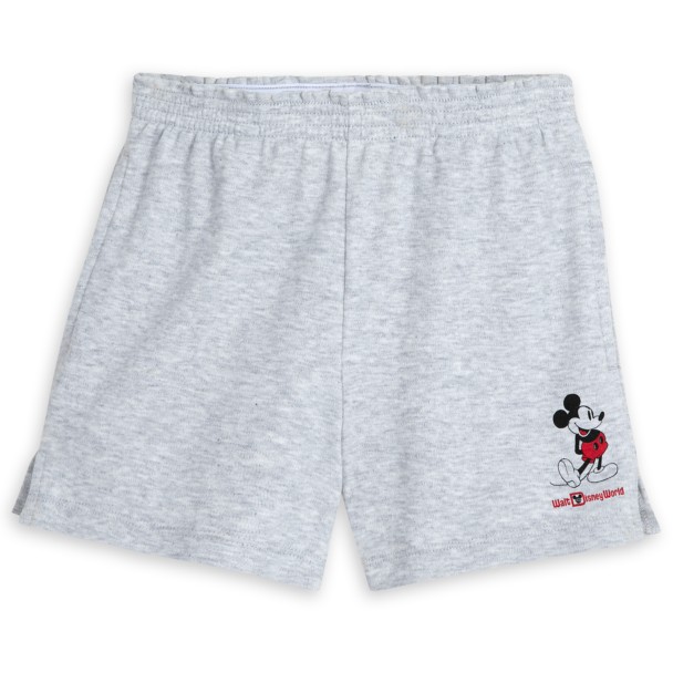 Mickey Mouse Standing Family Matching Shorts for Girls – Walt Disney World – Gray
