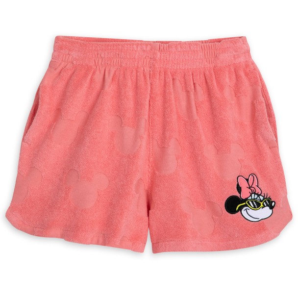 Mickey and Minnie Mouse Burnout Shorts for Girls