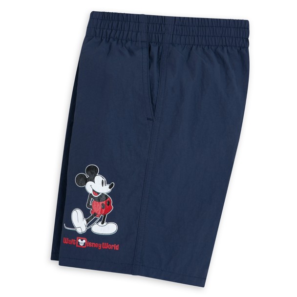 Mickey Mouse Standing Family Matching Shorts for Kids – Walt Disney World – Navy